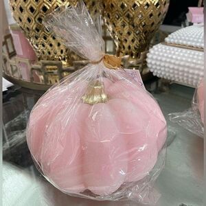 NWT Pink Glitter light up pumpkin